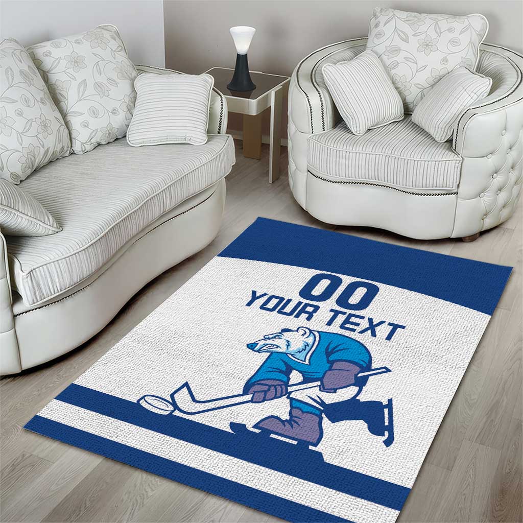 Custom Norway Hockey Area Rug Norge Polar Bears