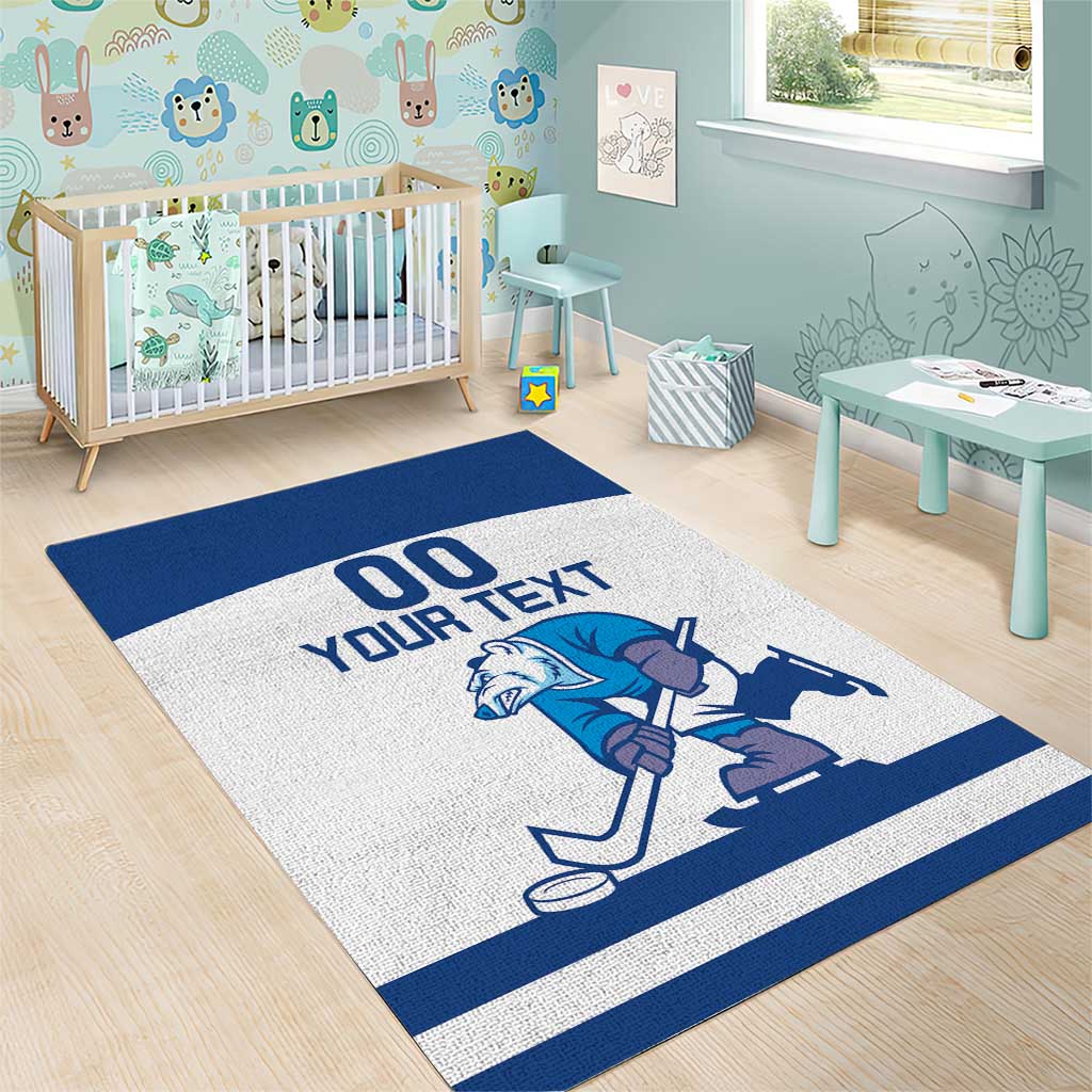 Custom Norway Hockey Area Rug Norge Polar Bears