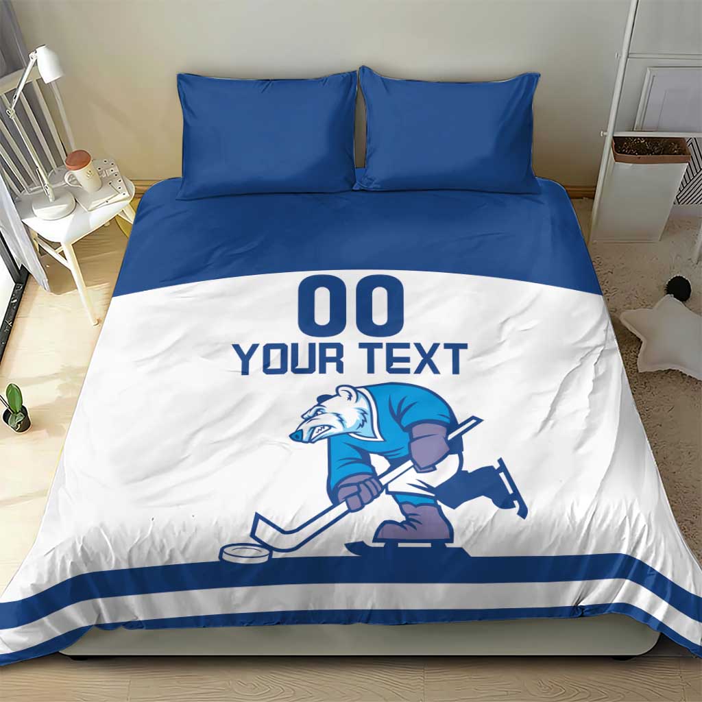 Custom Norway Hockey Bedding Set Norge Polar Bears