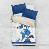 Custom Norway Hockey Bedding Set Norge Polar Bears