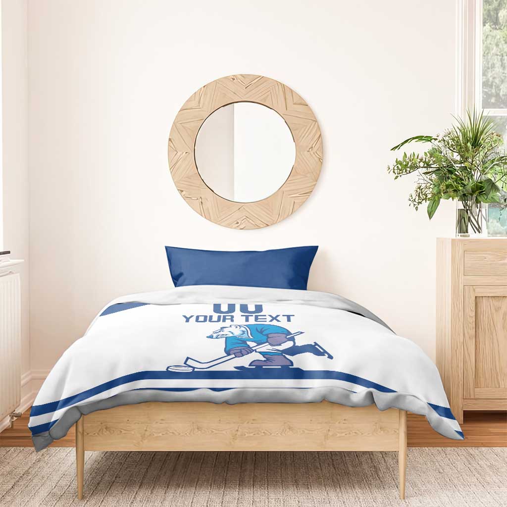 Custom Norway Hockey Bedding Set Norge Polar Bears