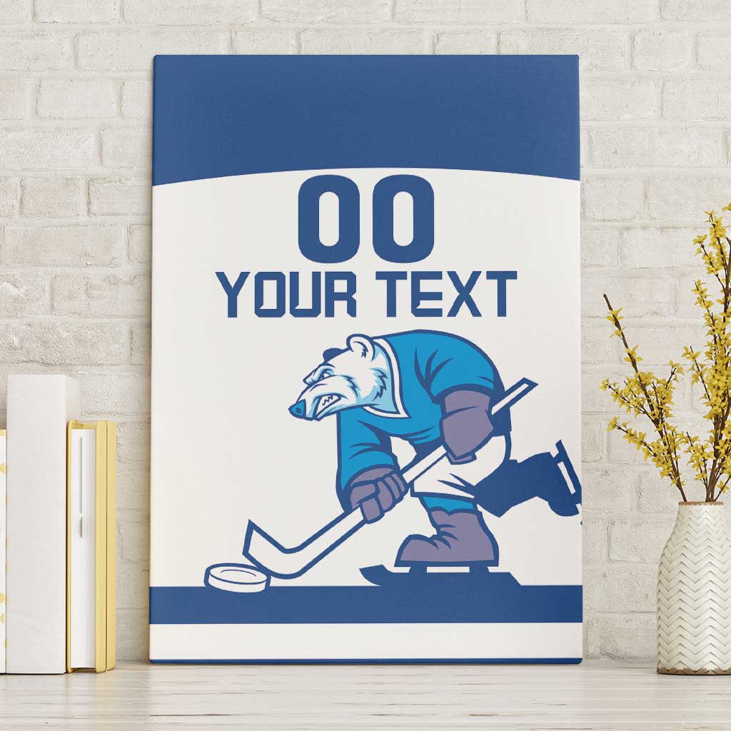 Custom Norway Hockey Canvas Wall Art Norge Polar Bears
