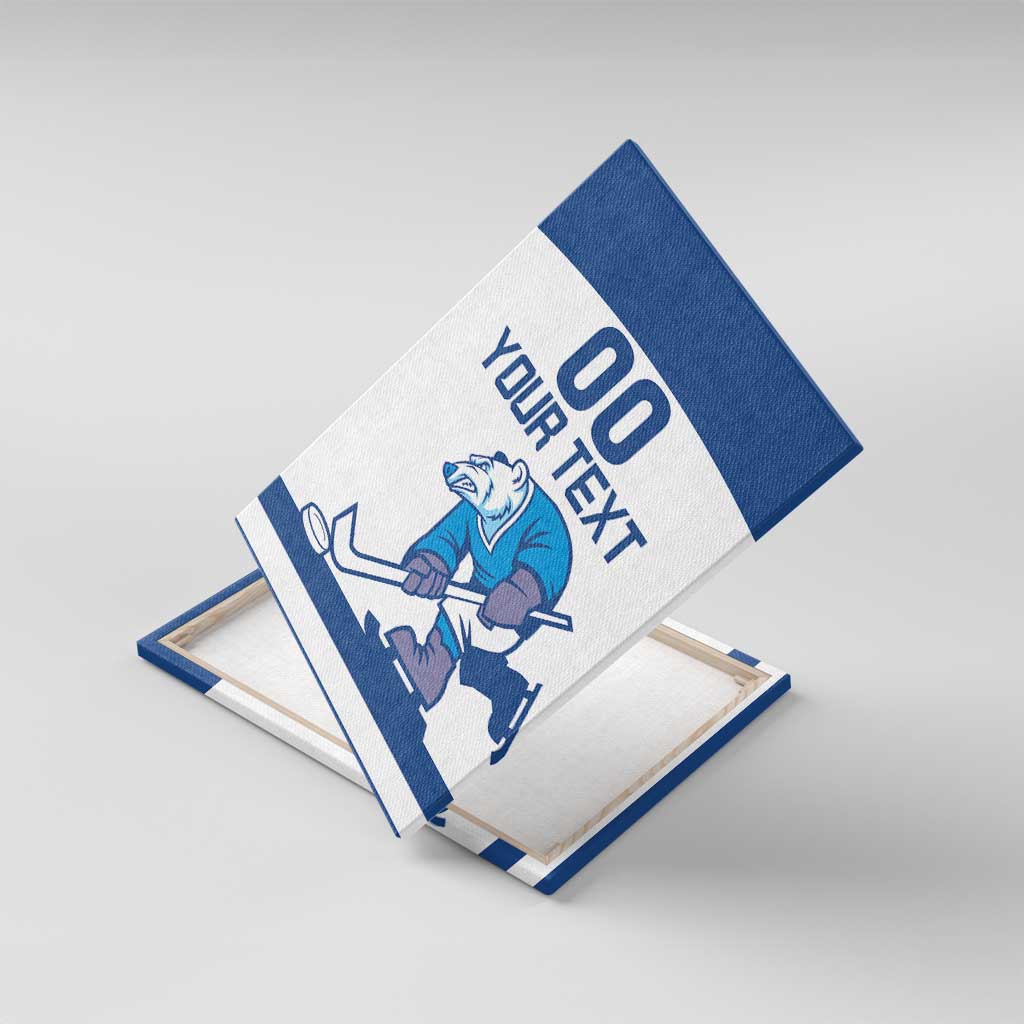 Custom Norway Hockey Canvas Wall Art Norge Polar Bears