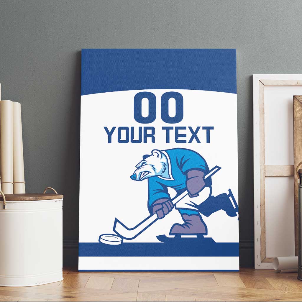 Custom Norway Hockey Canvas Wall Art Norge Polar Bears