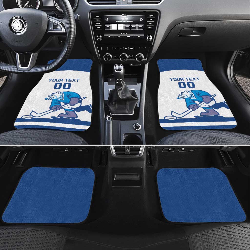 Custom Norway Hockey Car Mats Norge Polar Bears