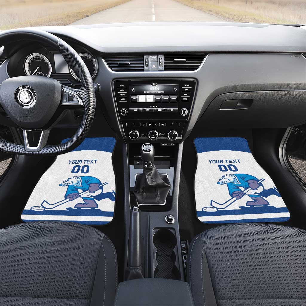 Custom Norway Hockey Car Mats Norge Polar Bears