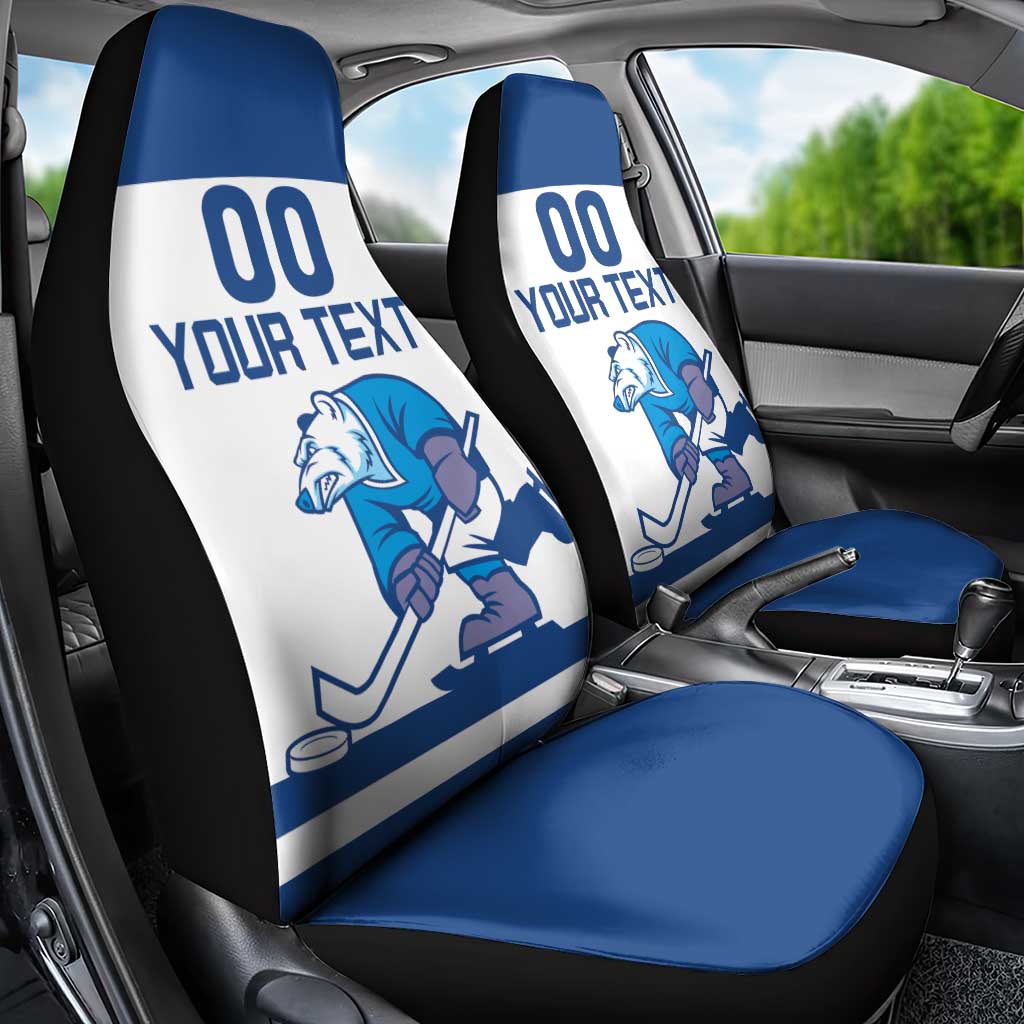 Custom Norway Hockey Car Seat Cover Norge Polar Bears