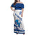 Custom Norway Hockey Family Matching Off Shoulder Maxi Dress and Hawaiian Shirt Norge Polar Bears