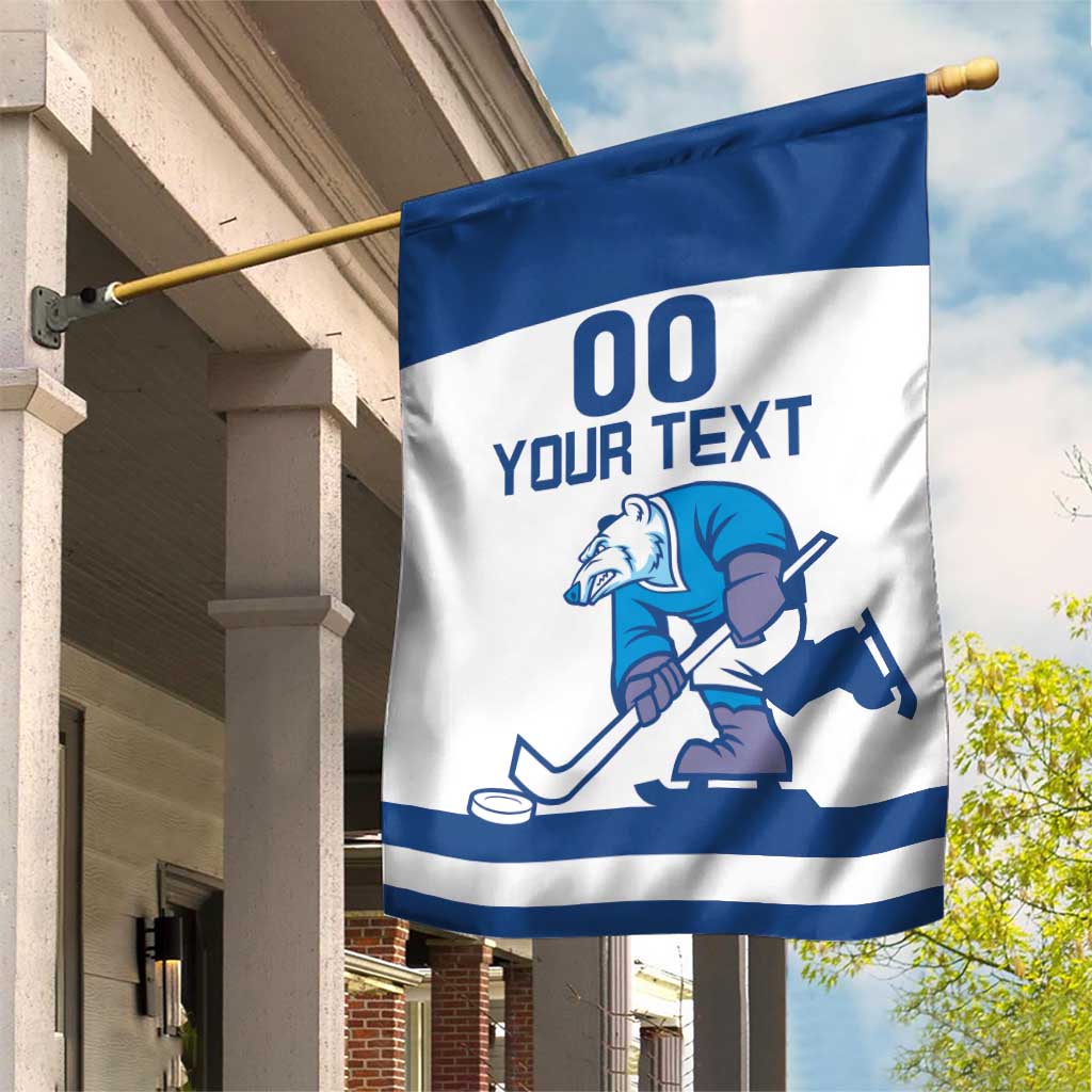 Custom Norway Hockey Garden Flag Norge Polar Bears