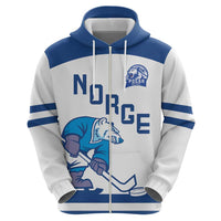 Custom Norway Hockey Hoodie Norge Polar Bears