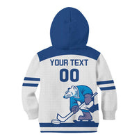 Custom Norway Hockey Kid Hoodie Norge Polar Bears