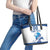 Custom Norway Hockey Leather Tote Bag Norge Polar Bears