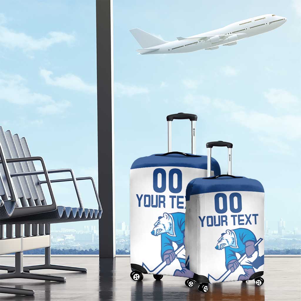 Custom Norway Hockey Luggage Cover Norge Polar Bears