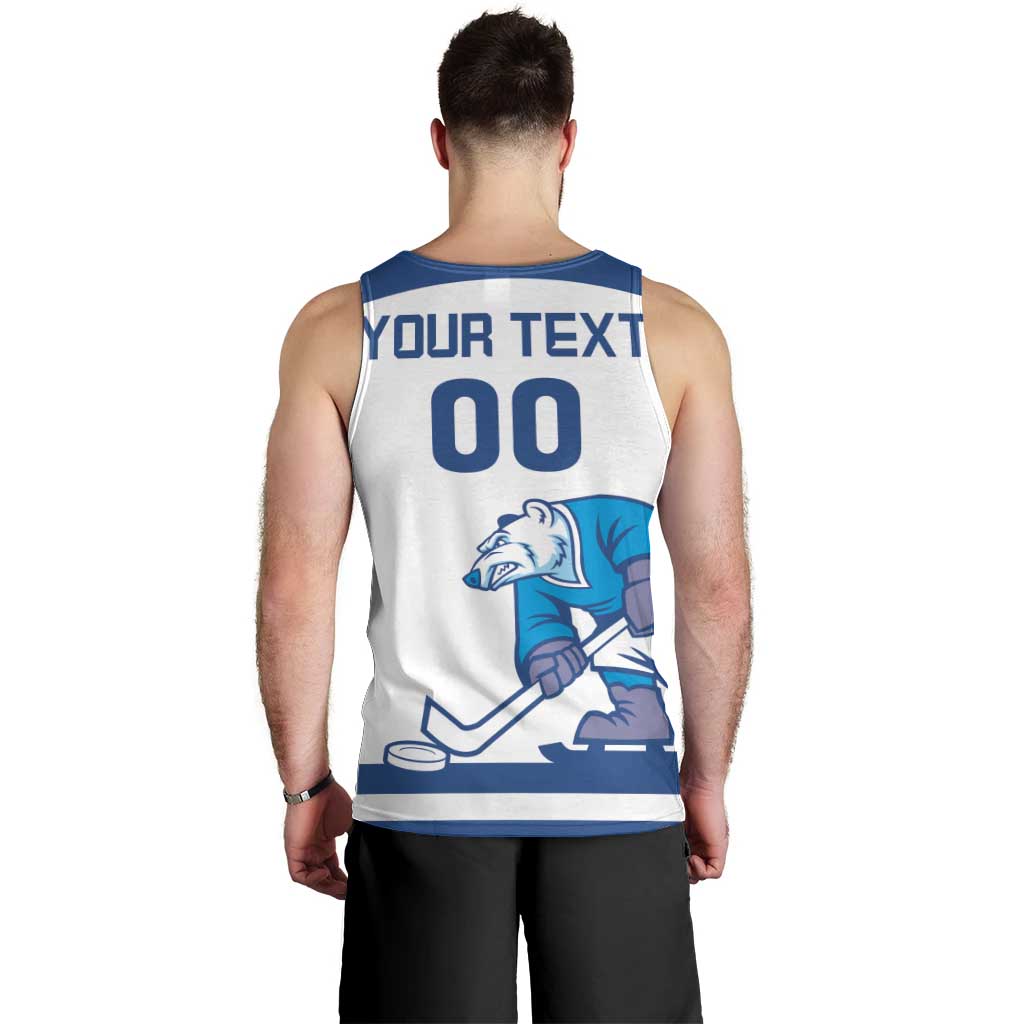 Custom Norway Hockey Men Tank Top Norge Polar Bears