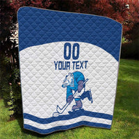 Custom Norway Hockey Quilt Norge Polar Bears