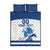 Custom Norway Hockey Quilt Bed Set Norge Polar Bears