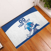 Custom Norway Hockey Rubber Doormat Norge Polar Bears