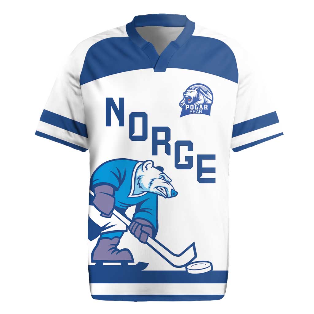 Custom Norway Hockey Rugby Jersey Norge Polar Bears