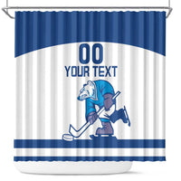 Custom Norway Hockey Shower Curtain Norge Polar Bears