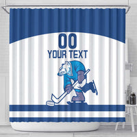 Custom Norway Hockey Shower Curtain Norge Polar Bears