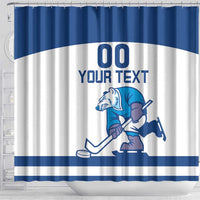 Custom Norway Hockey Shower Curtain Norge Polar Bears