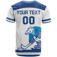 Custom Norway Hockey T Shirt Norge Polar Bears