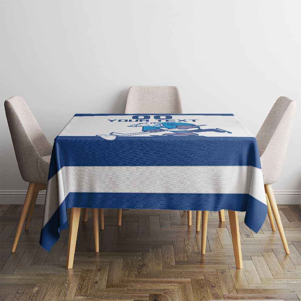 Custom Norway Hockey Tablecloth Norge Polar Bears