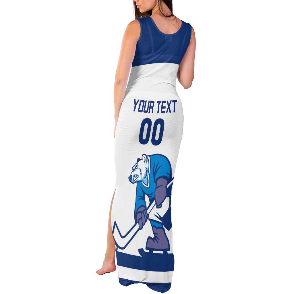 Custom Norway Hockey Tank Maxi Dress Norge Polar Bears