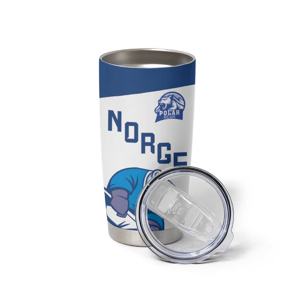 Custom Norway Hockey Tumbler Cup Norge Polar Bears
