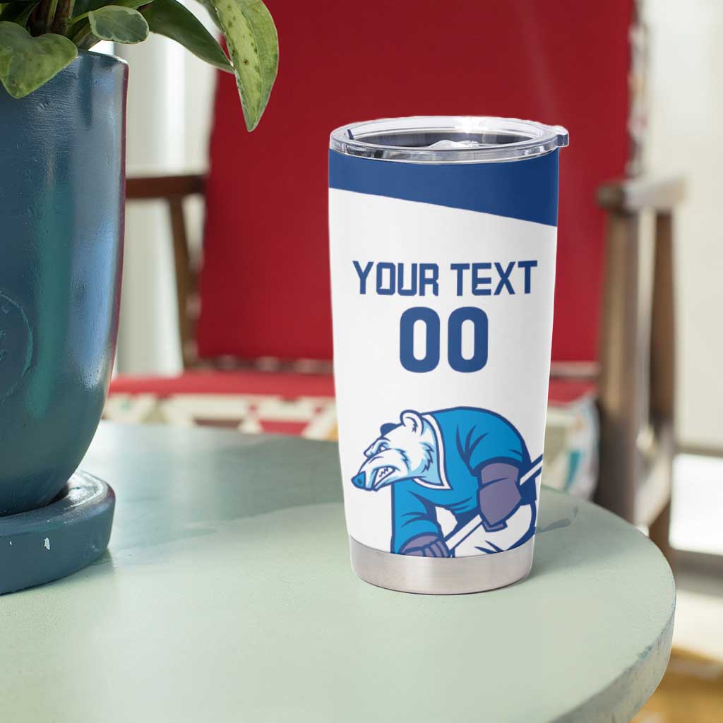 Custom Norway Hockey Tumbler Cup Norge Polar Bears