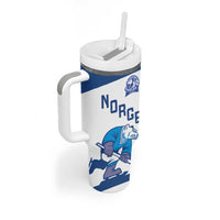 Custom Norway Hockey Tumbler With Handle Norge Polar Bears