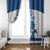 Custom Norway Hockey Window Curtain Norge Polar Bears
