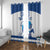 Custom Norway Hockey Window Curtain Norge Polar Bears