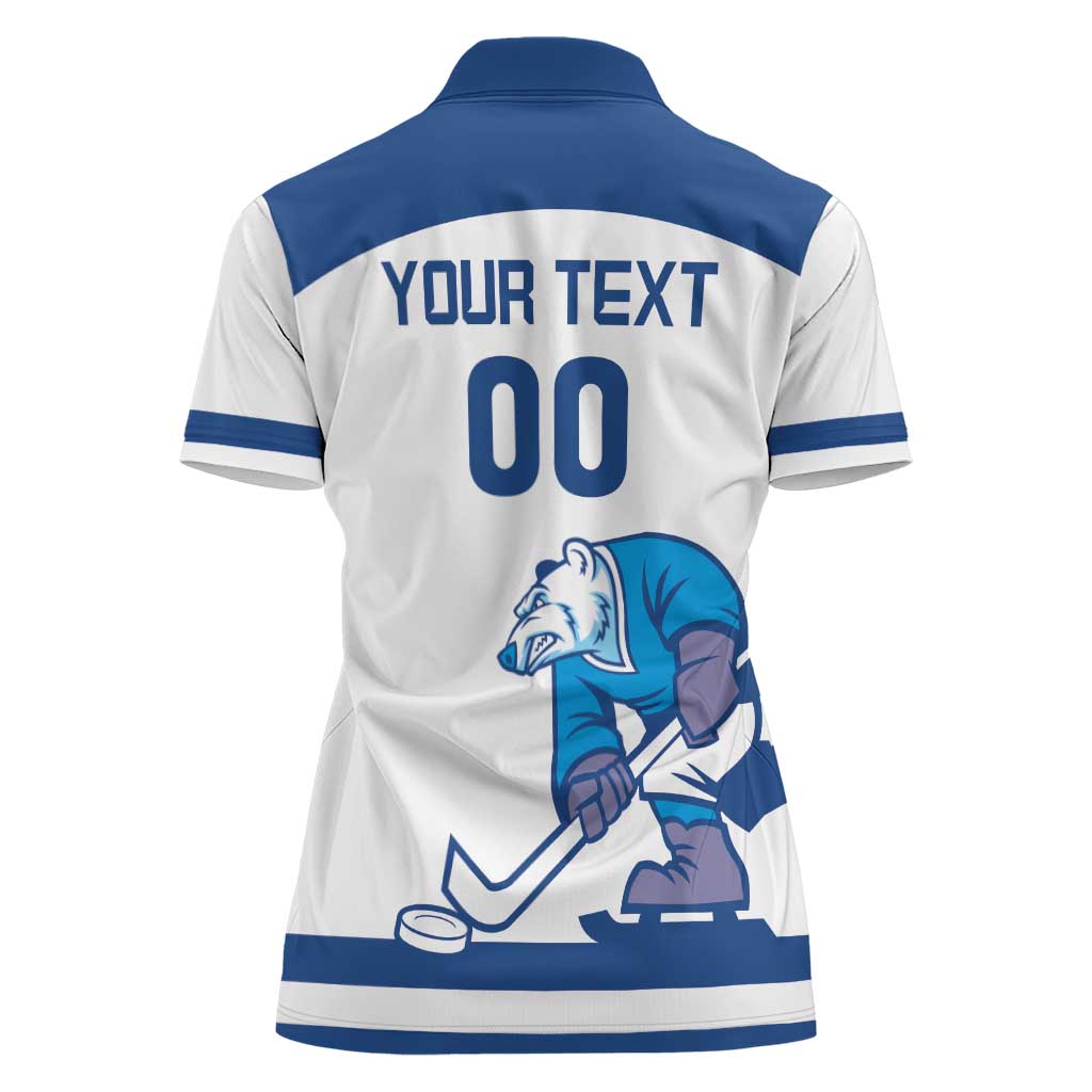 Custom Norway Hockey Women Polo Shirt Norge Polar Bears