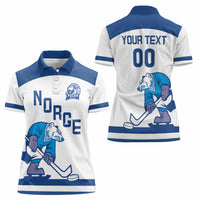 Custom Norway Hockey Women Polo Shirt Norge Polar Bears
