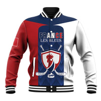 Custom France Hockey Baseball Jacket Les Bleus Go Champions