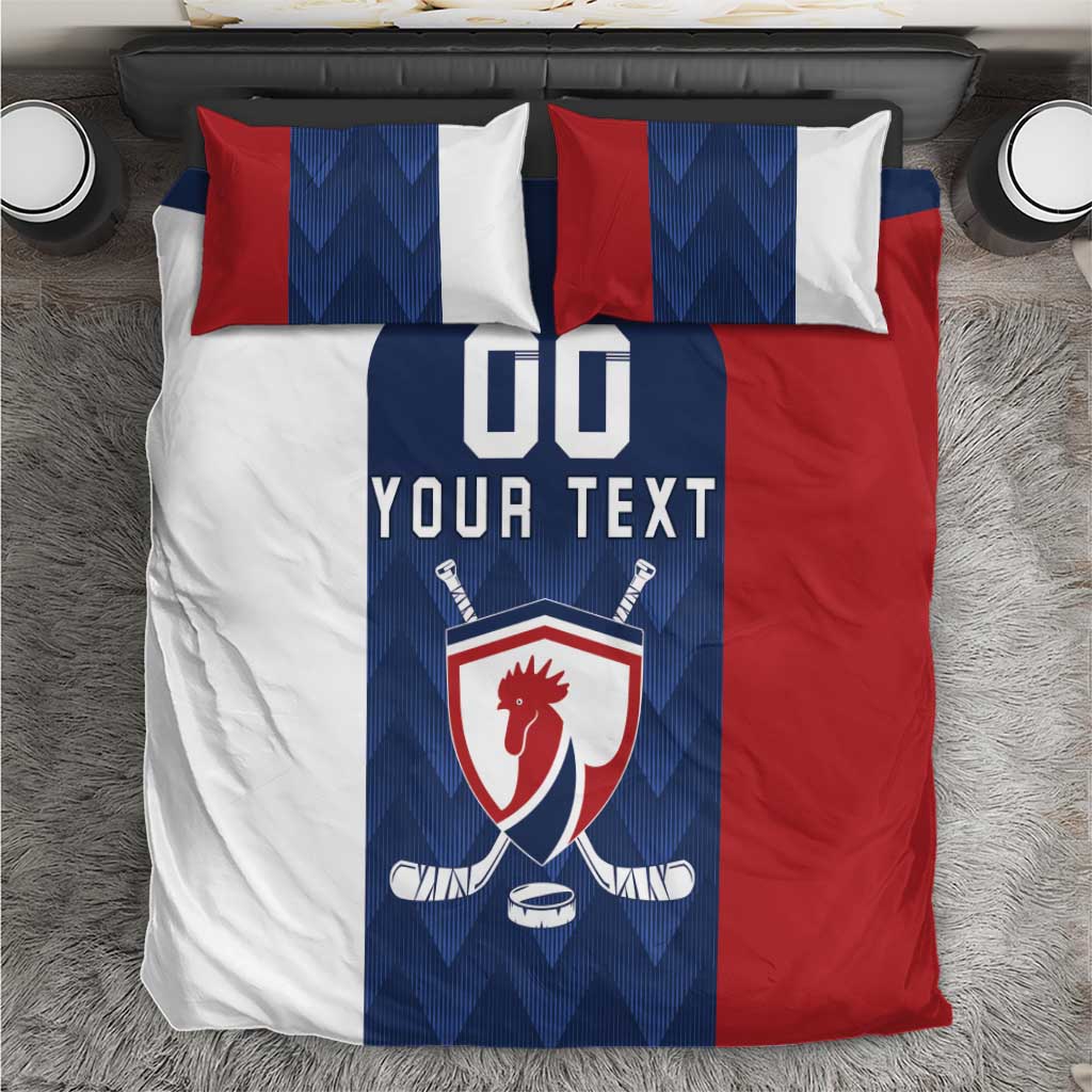 Custom France Hockey Bedding Set Les Bleus Go Champions