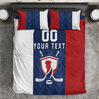 Custom France Hockey Bedding Set Les Bleus Go Champions