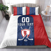 Custom France Hockey Bedding Set Les Bleus Go Champions
