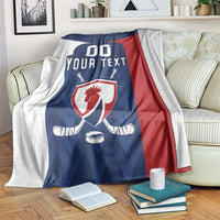 Custom France Hockey Blanket Les Bleus Go Champions