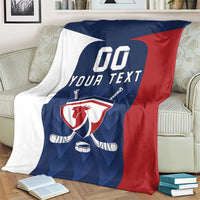 Custom France Hockey Blanket Les Bleus Go Champions
