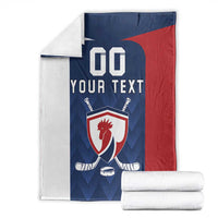 Custom France Hockey Blanket Les Bleus Go Champions