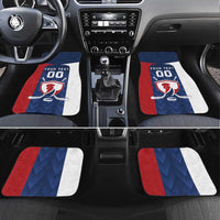 Custom France Hockey Car Mats Les Bleus Go Champions