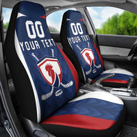 Custom France Hockey Car Seat Cover Les Bleus Go Champions