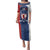 Custom France Hockey Family Matching Puletasi and Hawaiian Shirt Les Bleus Go Champions
