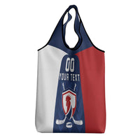 Custom France Hockey Grocery Bag Les Bleus Go Champions