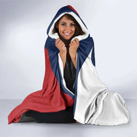 Custom France Hockey Hooded Blanket Les Bleus Go Champions