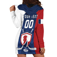 Custom France Hockey Hoodie Dress Les Bleus Go Champions