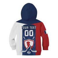 Custom France Hockey Kid Hoodie Les Bleus Go Champions