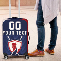 Custom France Hockey Luggage Cover Les Bleus Go Champions